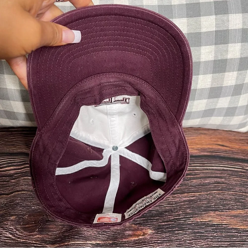 Texas A & M‎ Aggies Hat Ball Cap Fitted Adult Size Medium Maroon Football